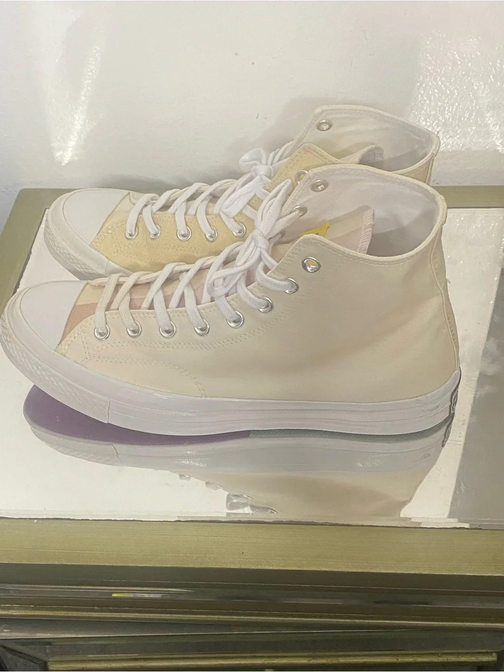 Converse All Star Chinatown Market Men's Cream & Yellow High-Top Sneakers